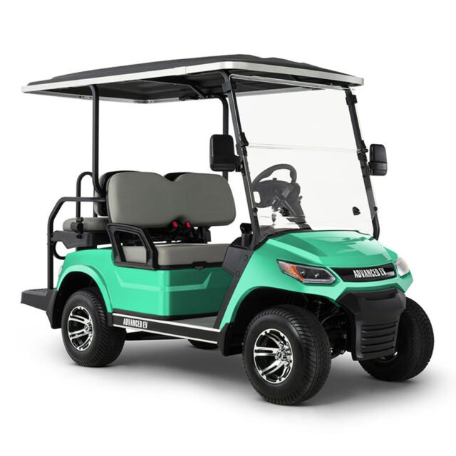 Advanced EV Advent 4 golf cart in green
