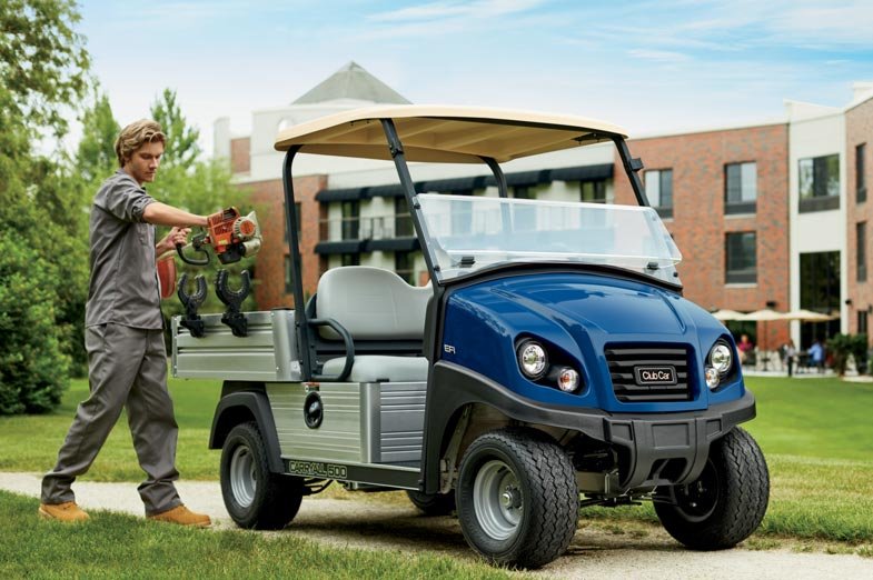 Club Car Carryall 500 golf cart in blue