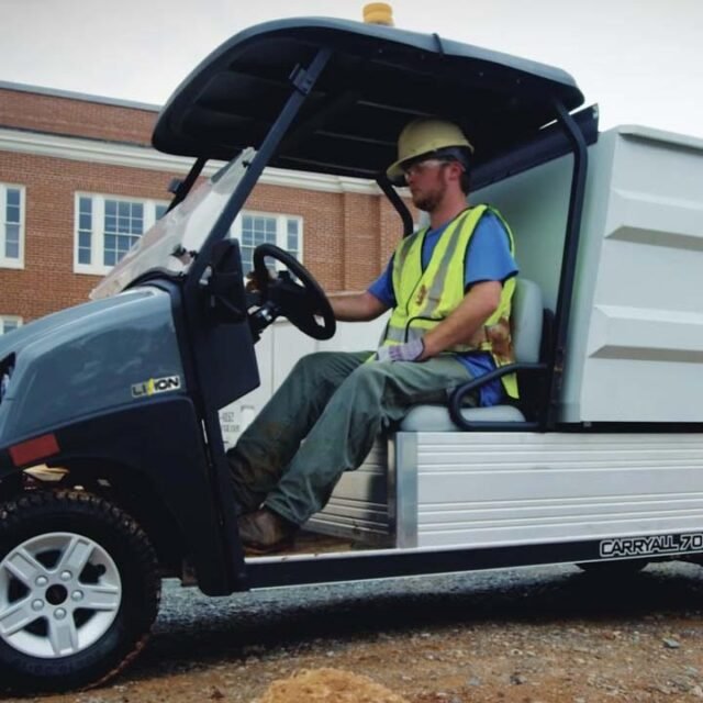 Club Car Carryall 700 golf cart in gray