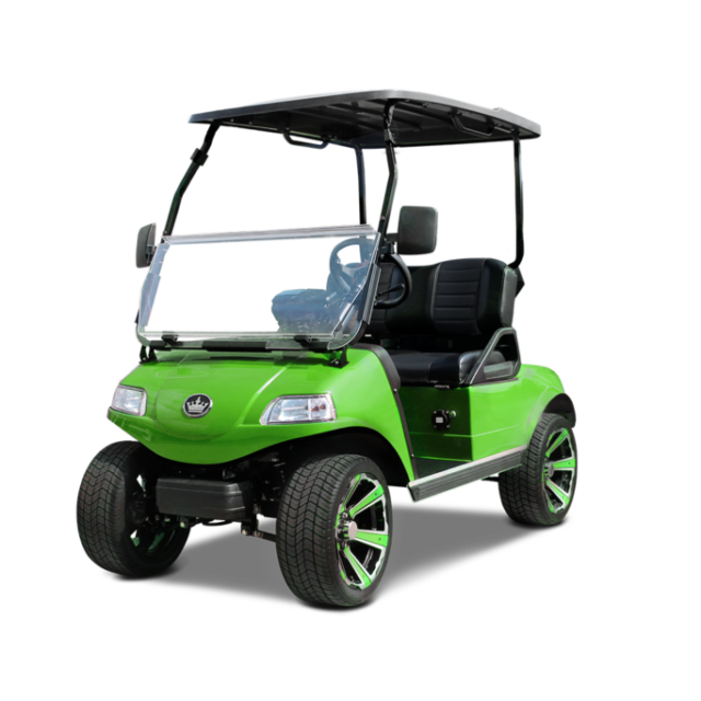 Evolution Classic 2 Plus golf cart in green