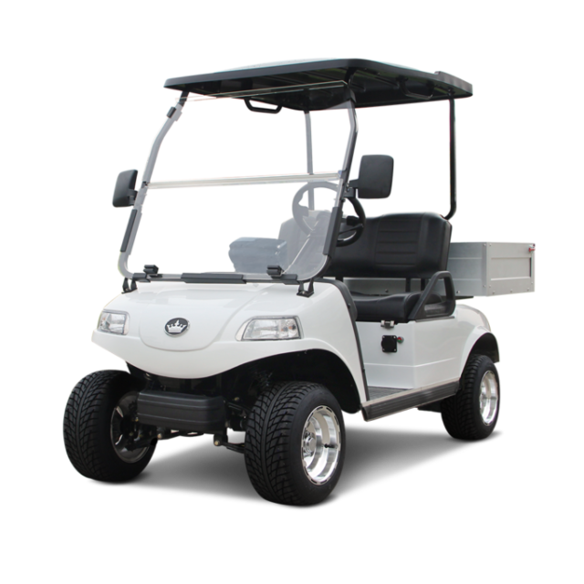 Evolution Turfman 200 golf cart in white