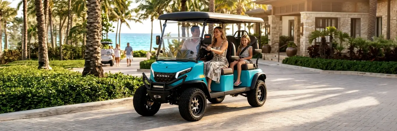 Kandi Kruiser 4Pro Forward golf cart