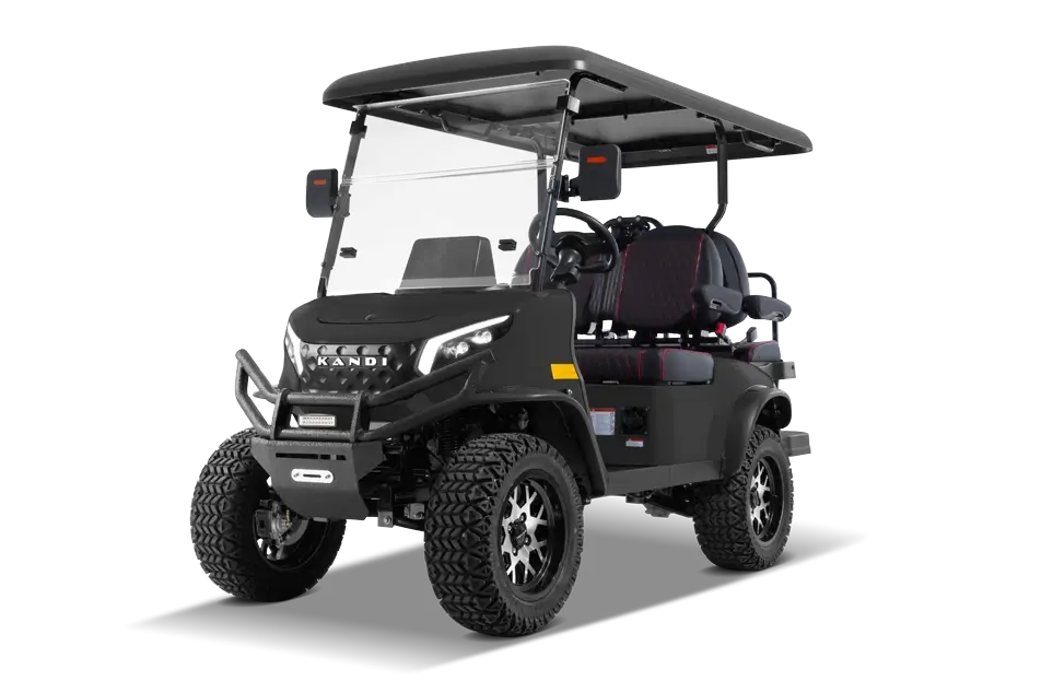 Kandi Kruiser 4Pro golf cart in black