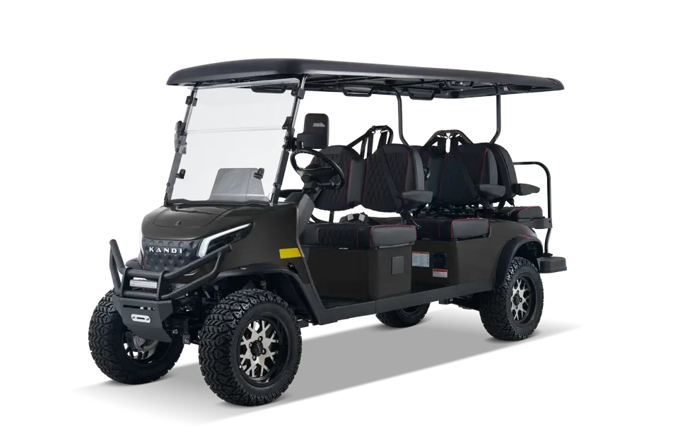 Kandi Kruiser 6Pro golf cart in black